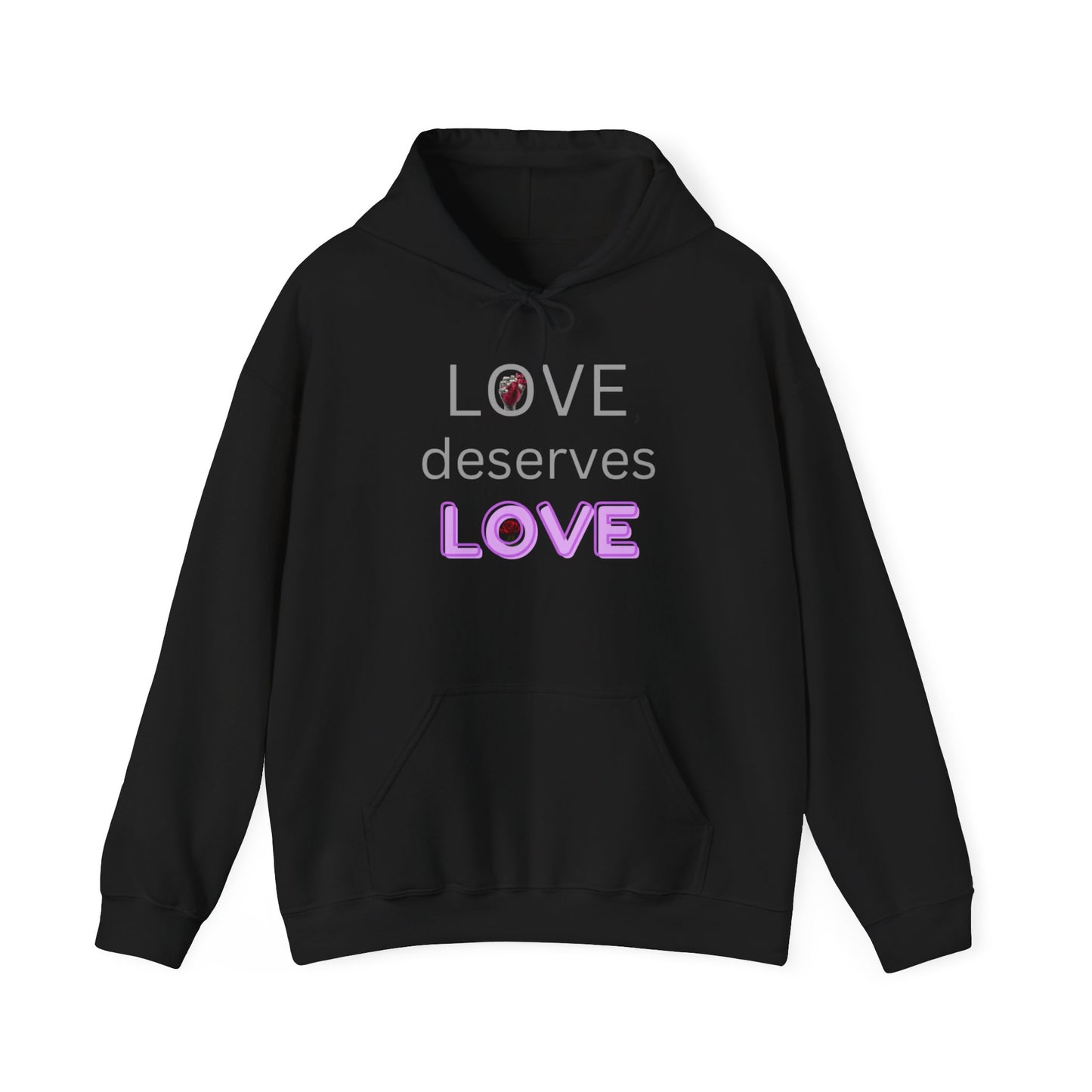 Love to All Hoodie (Gray Letters)