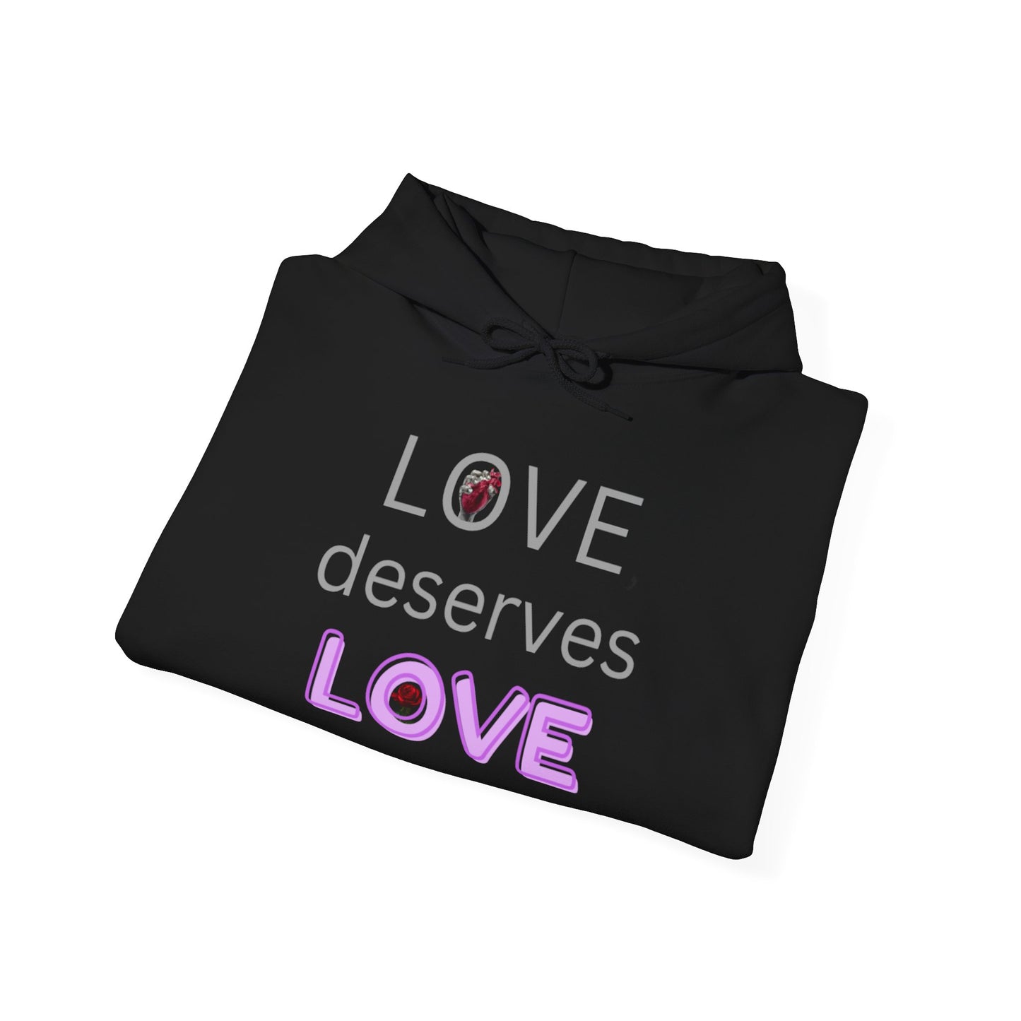Love to All Hoodie (Gray Letters)
