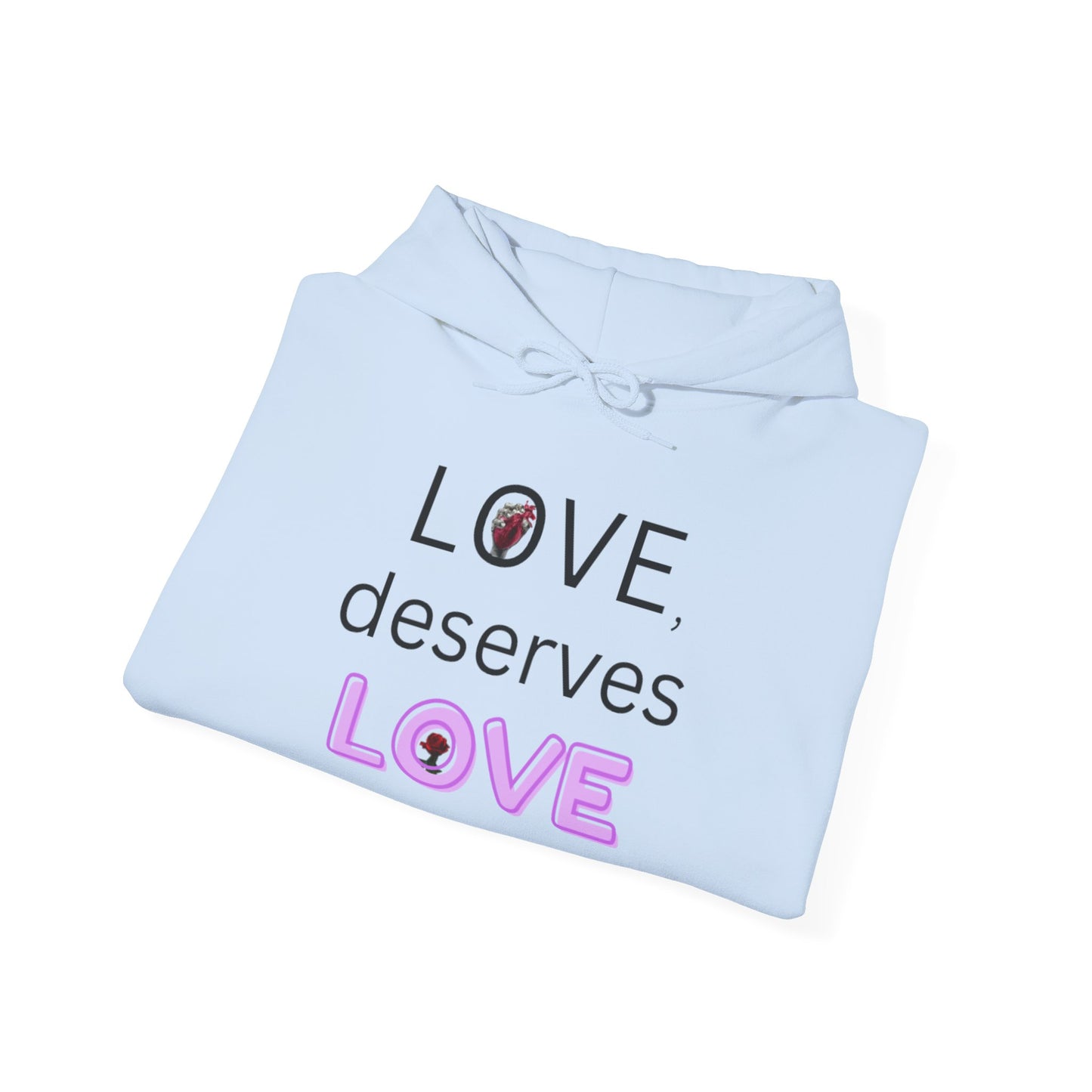 Love to All Hoodie (Black Letters)