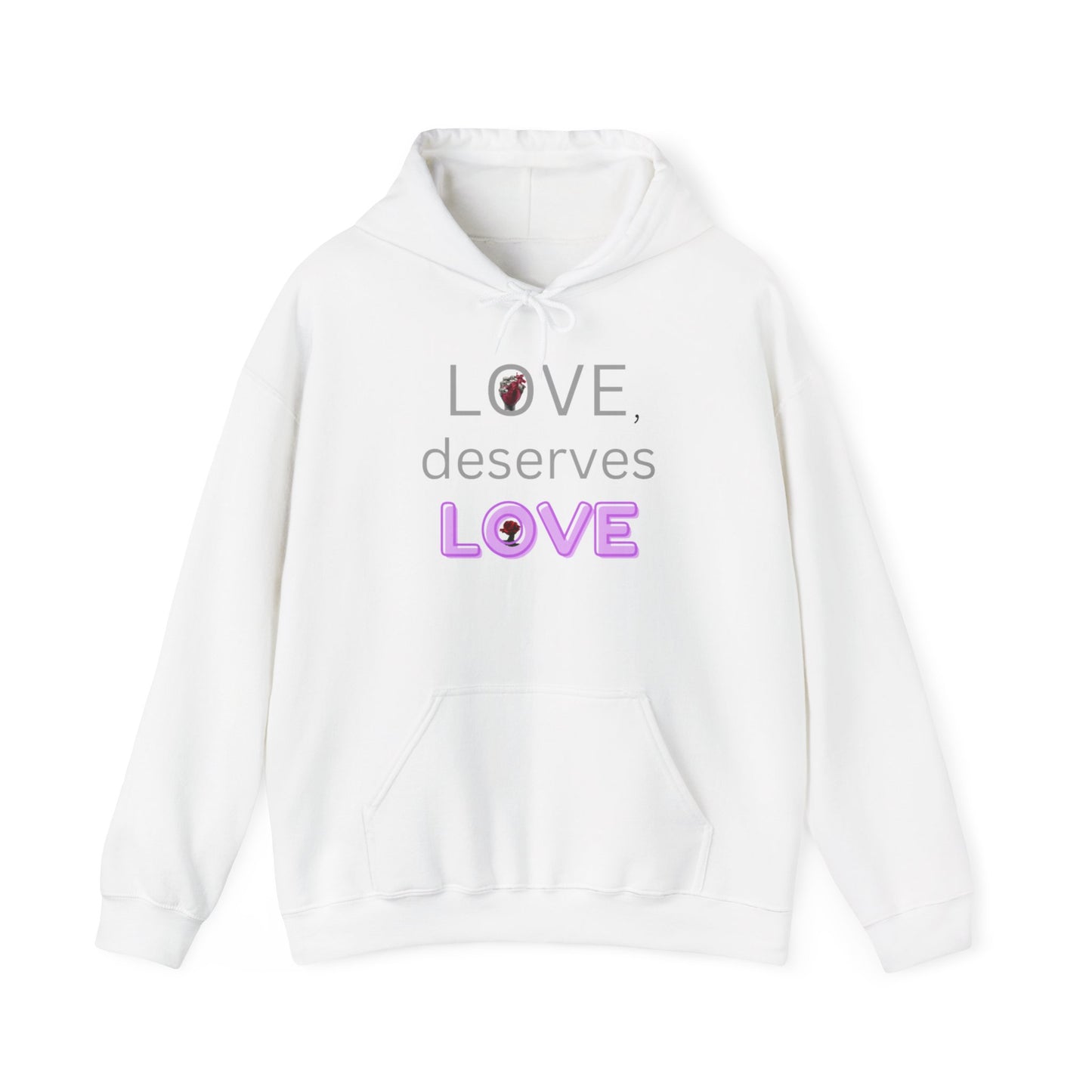 Love to All Hoodie (Gray Letters)