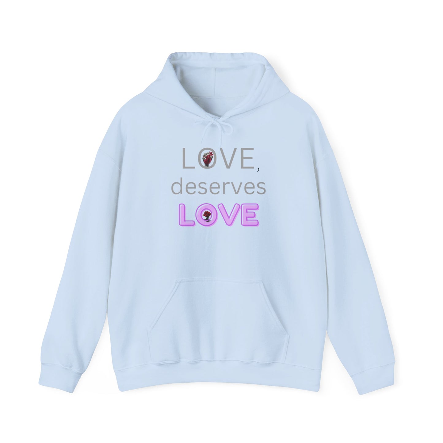 Love to All Hoodie (Gray Letters)