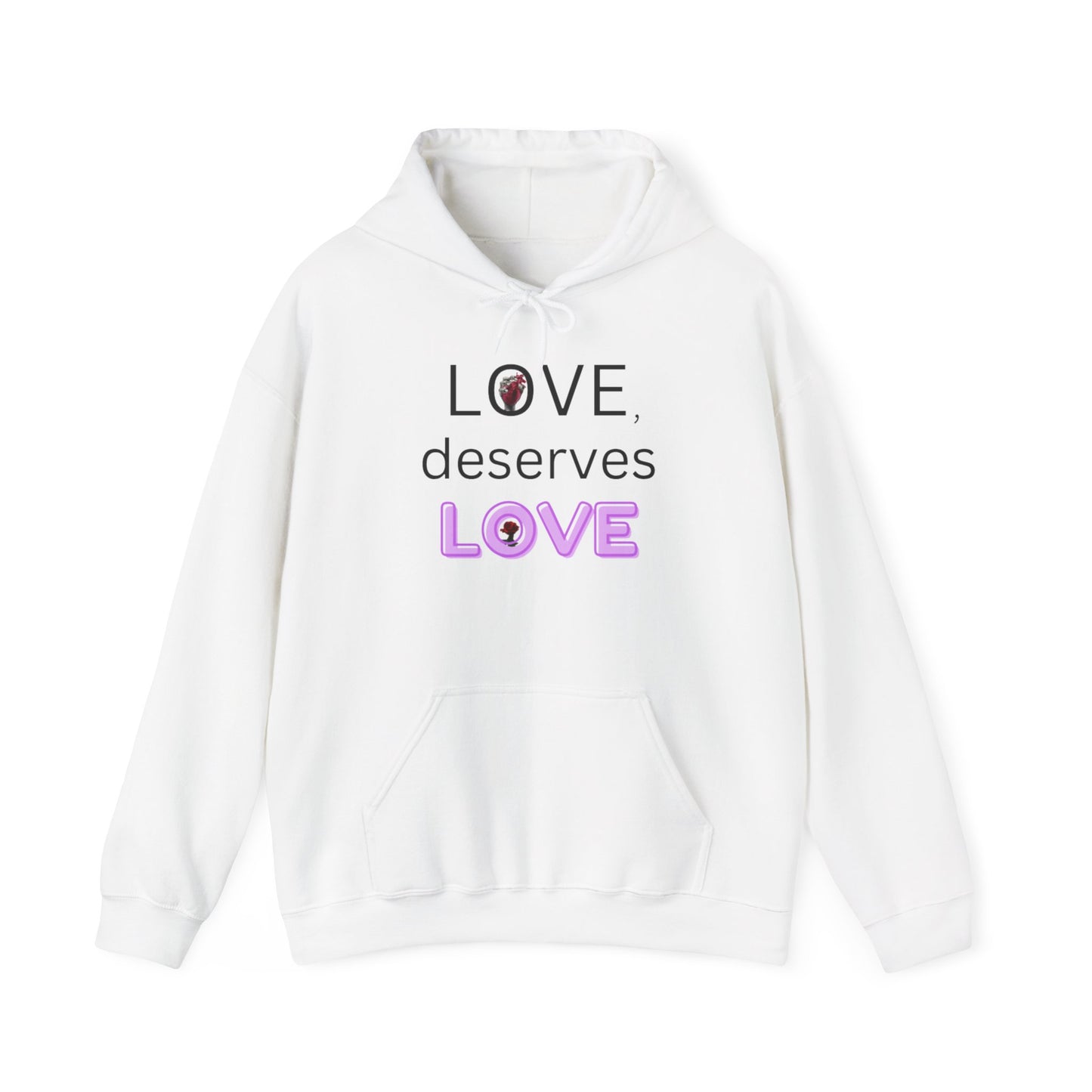 Love to All Hoodie (Black Letters)