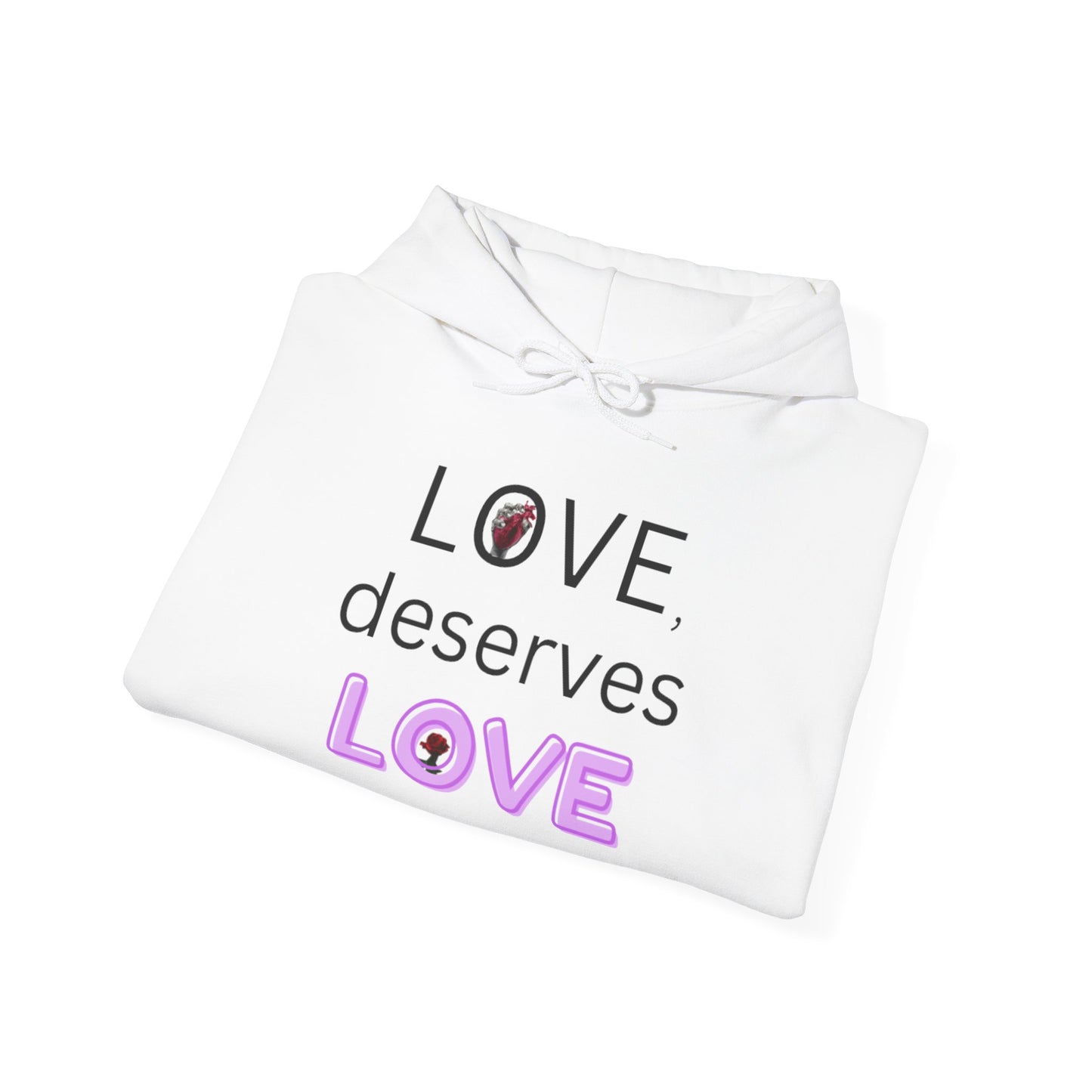Love to All Hoodie (Black Letters)