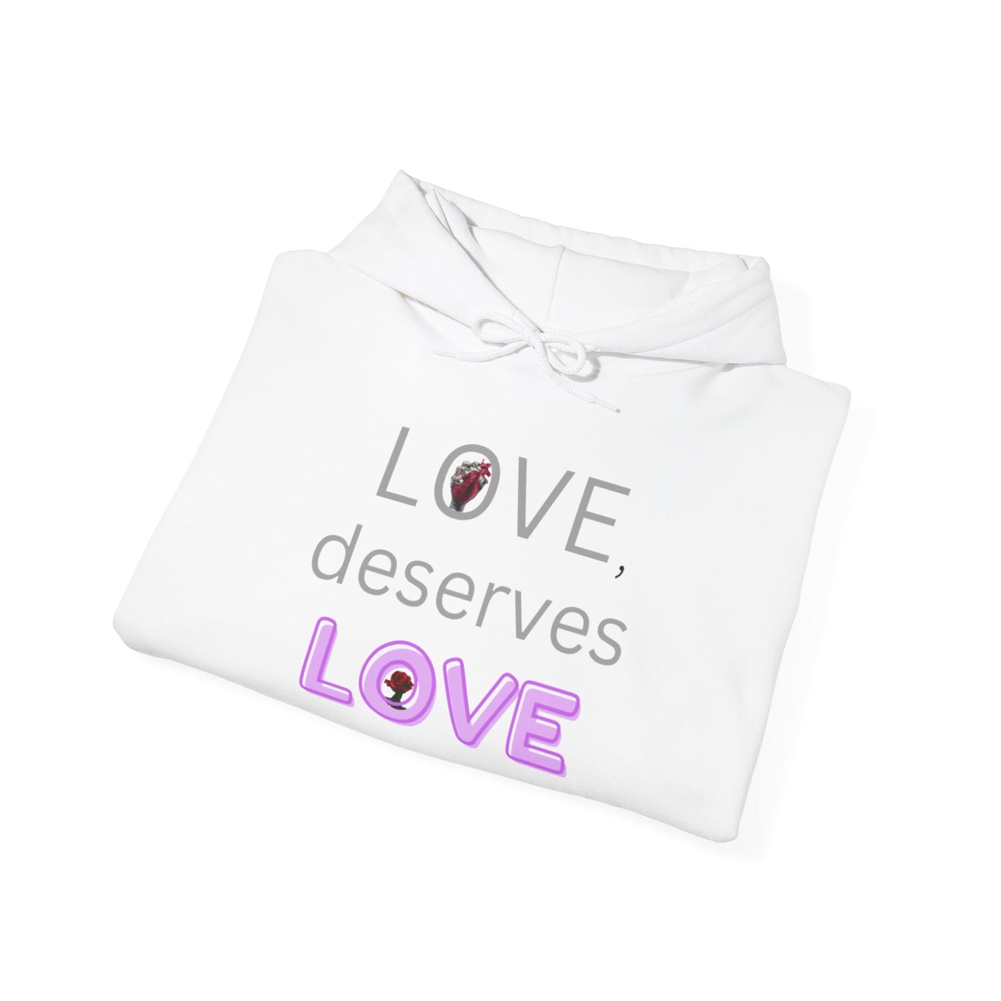 Love to All Hoodie (Gray Letters)